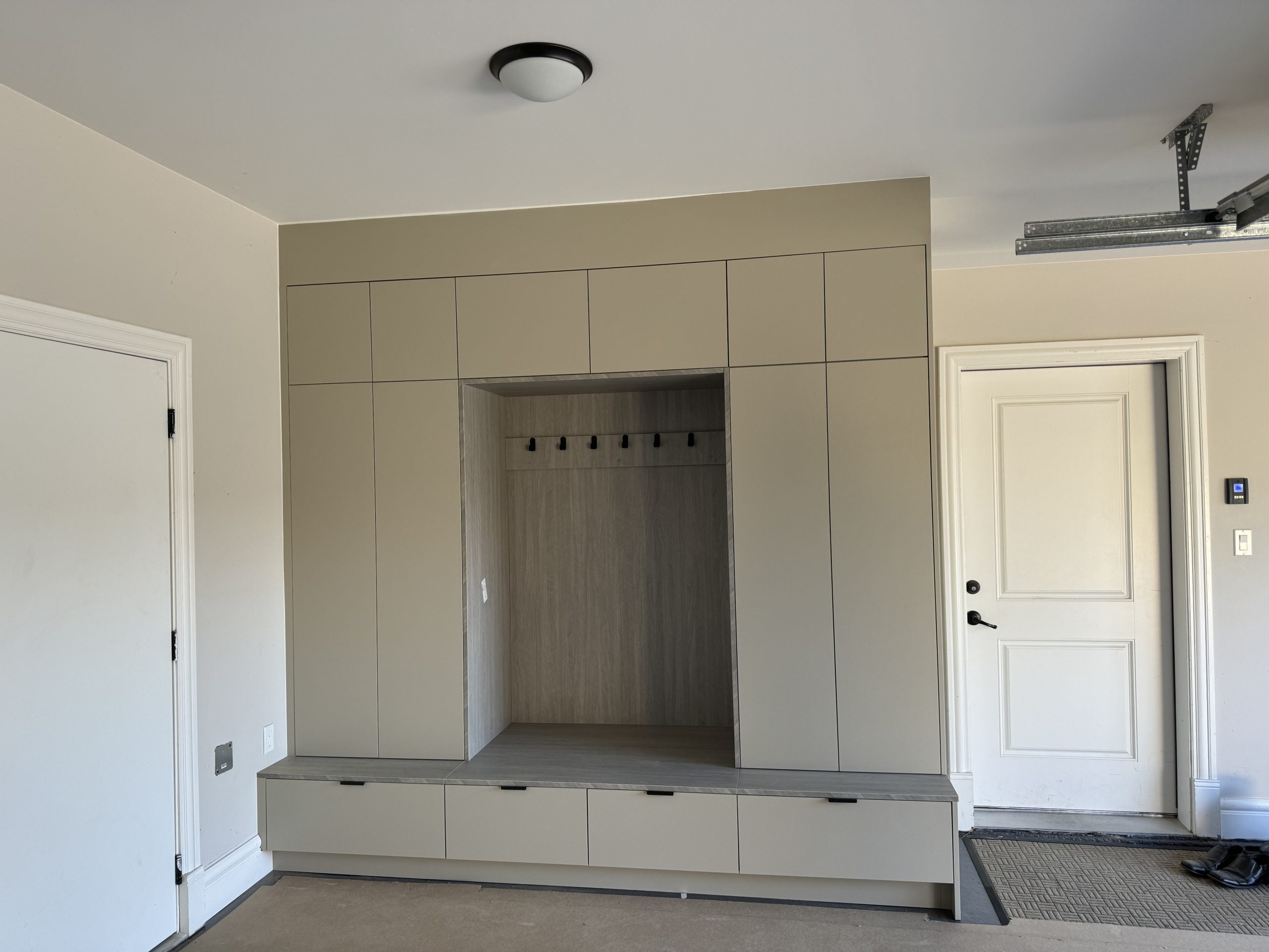 Cabinetry Design by Rising installation